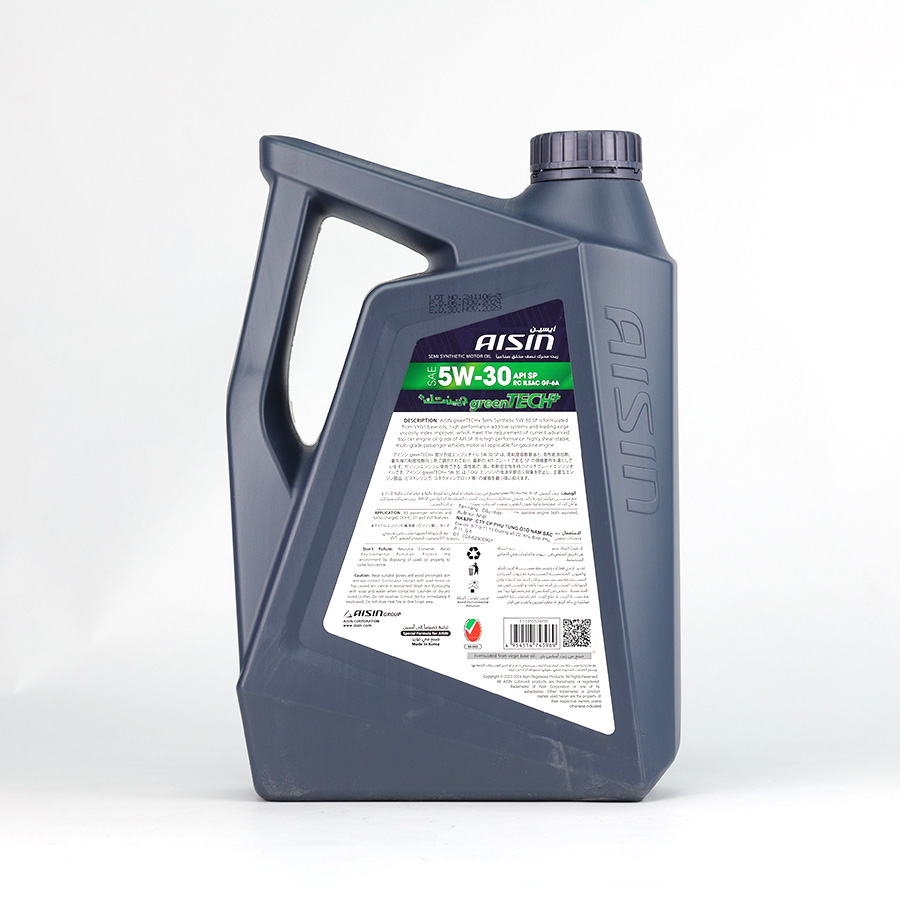 Nhớt Động Cơ Aisin 5W-30 SN/CF Fully Synthetic 4 Lít ESFNP0534P