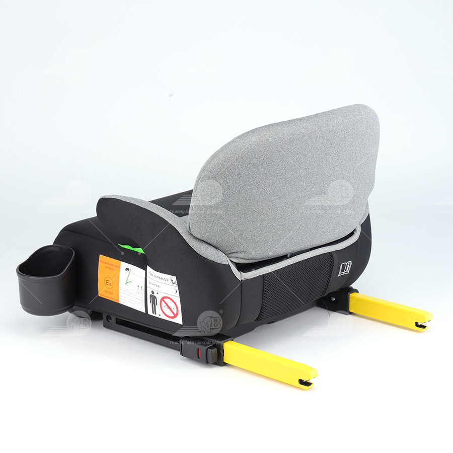 Ghế nâng có tựa lưng an toàn cho trẻ em trong xe hơi ET-002A Đen/xám
