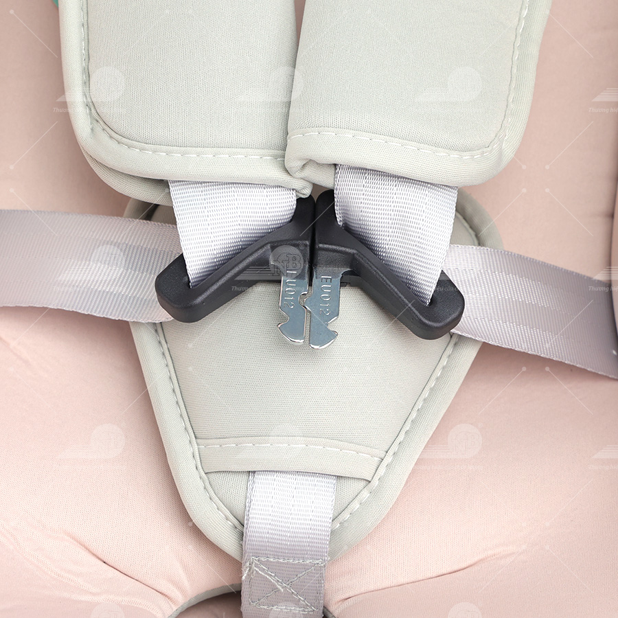 Ghế an toàn cho trẻ em trong xe hơi kiểu ISOFIX xoay 360 độ QM-360A Hồng