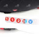 Ghế an toàn cho trẻ em trong xe hơi kiểu ISOFIX xoay 360 độ QM-360A Xám