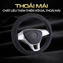 Bao vô lăng CIND PU+TPE Y021 size M đen