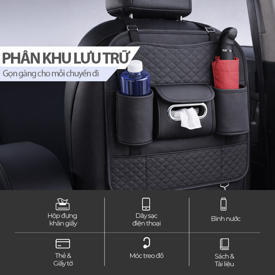 CIND CD-N011 (Đen) Túi đựng đồ size trung