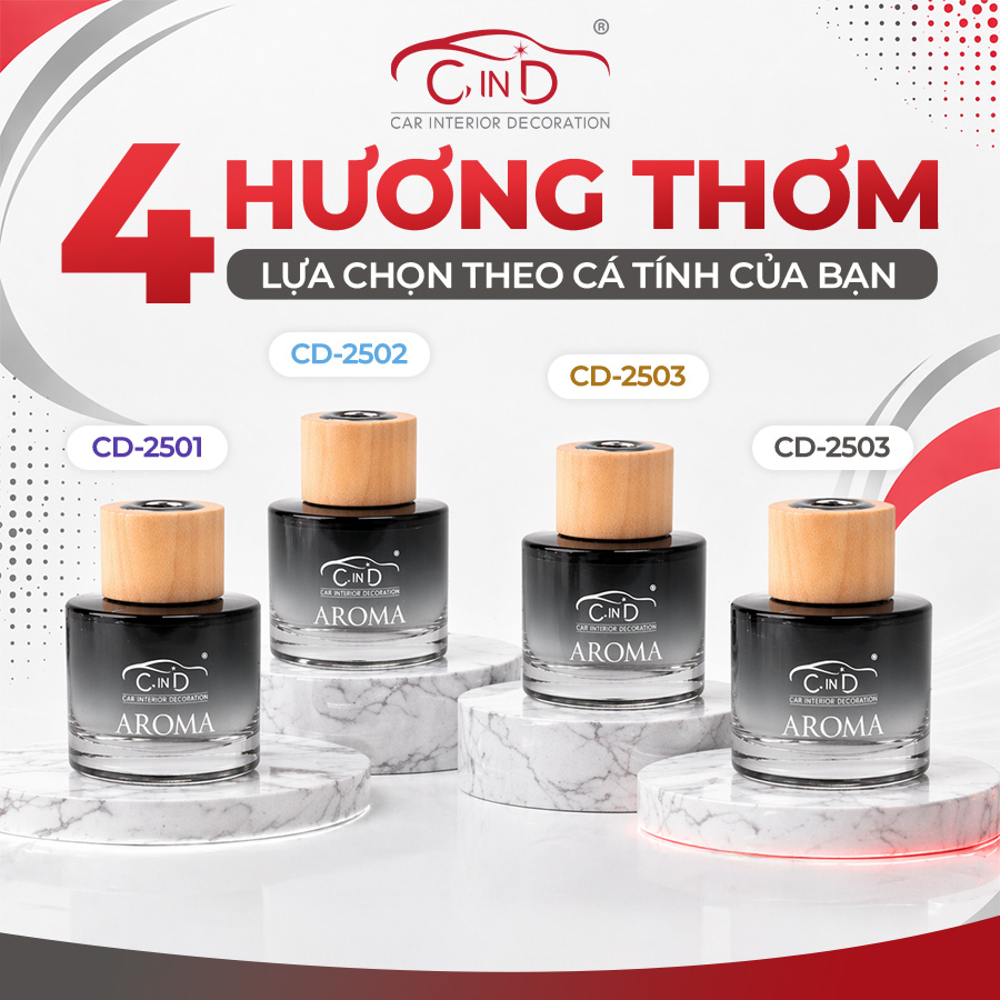 Dầu thơm khử mùi AROMA CIND CD-2504 ICE BLACK