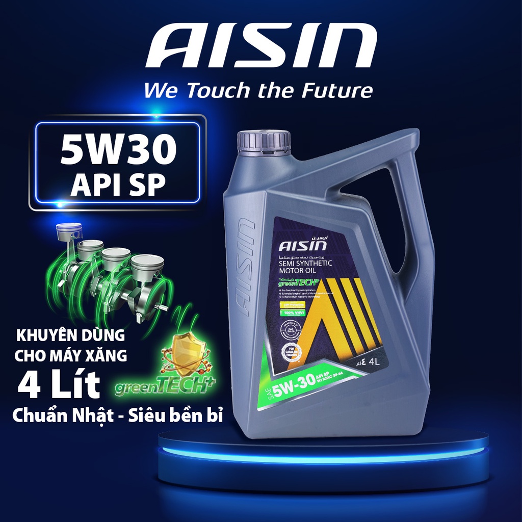 AISIN greenTECH+ Semi Synthetic Motor Oil 5W-30 SN PLUS 