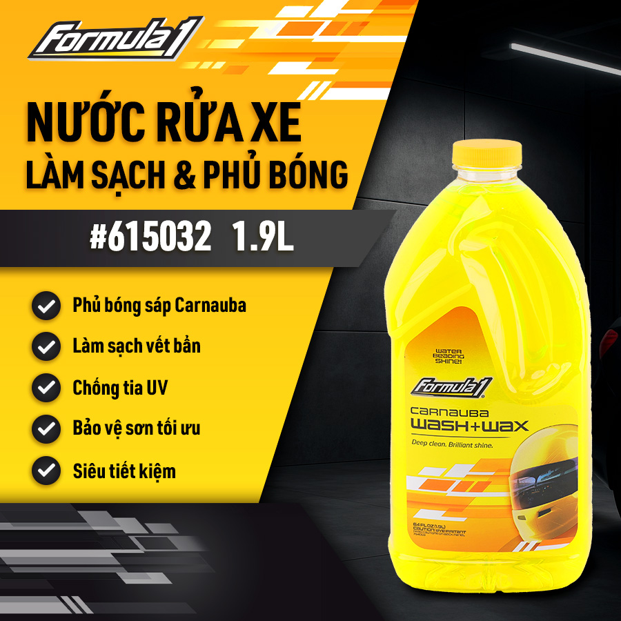 FORMULA 1 WASH & WAX 6/64 OZ. 
