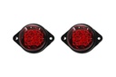 Add LED Side Lamp Viair VI-004-10V-30V 85*30*61.5mm 2PCS/SET Red