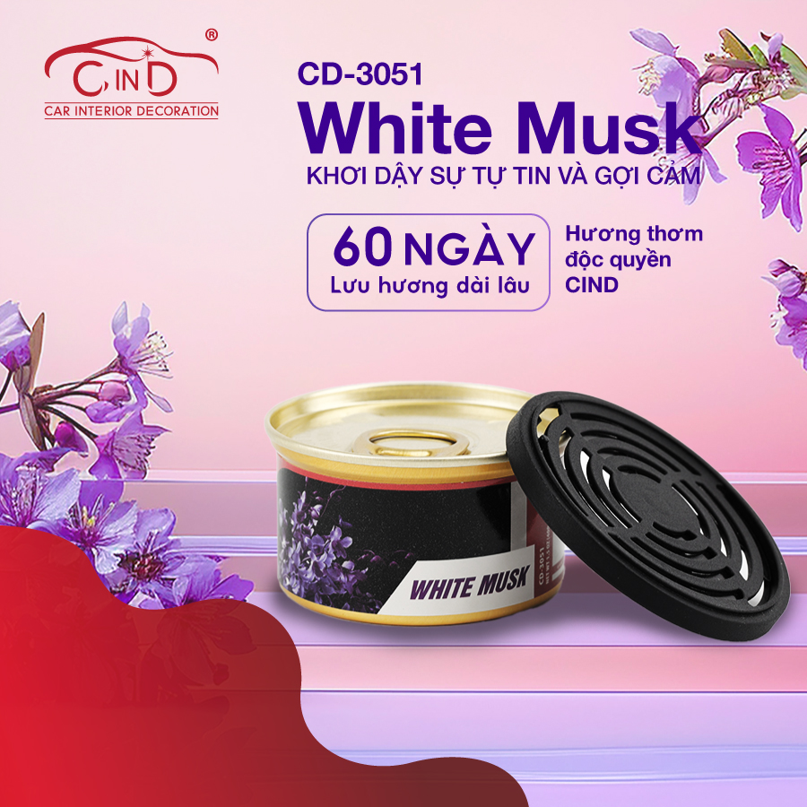 AIR FRESHENER CD-3051 WHITE MUSK