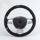 STEERING WHEEL COVER STYLE SIZE M CIND E011 đen/đen