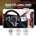 STEERING WHEEL COVER STYLE SIZE M CIND E011D đen/đen