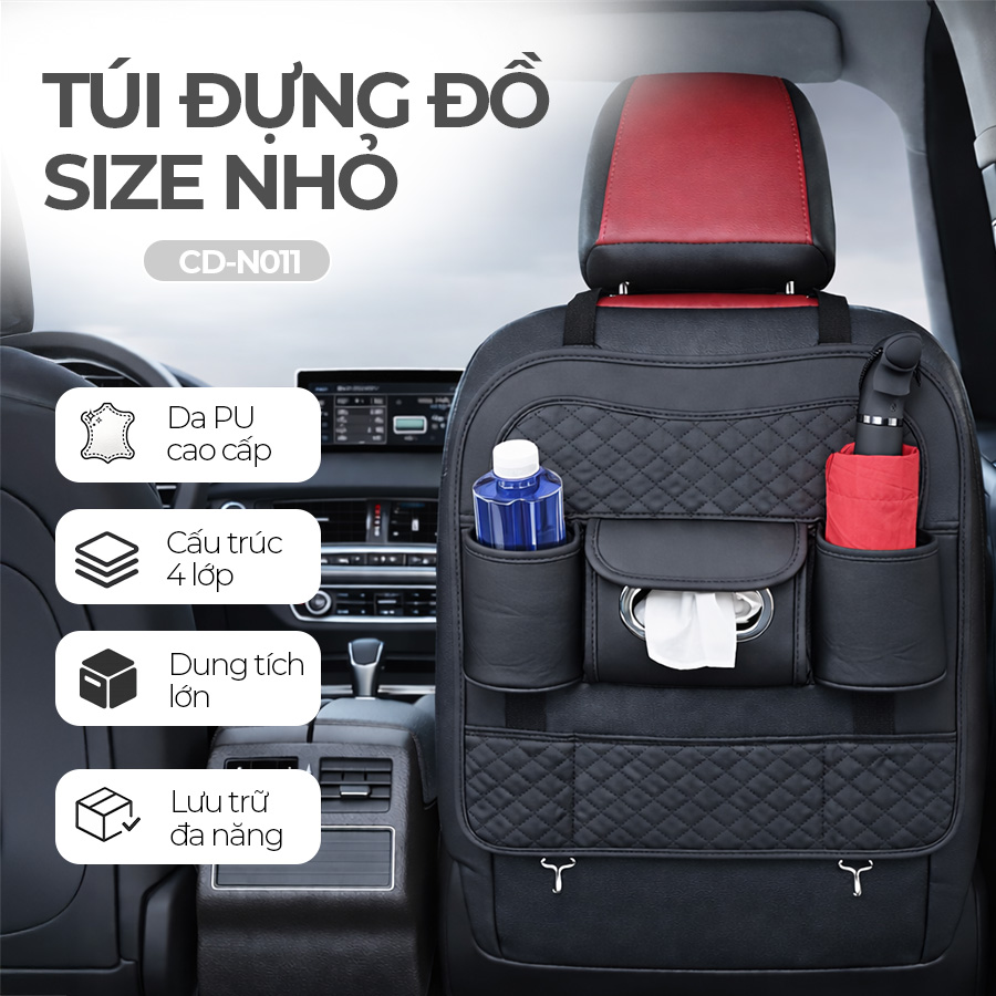 SMALL BACK SEAT BAG CD-N011 đen
