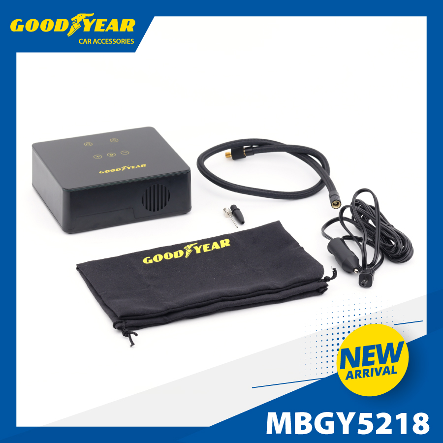 Máy bơm thông minh kỹ thuật số GOODYEAR GY-5218 12V-80W-10A, Áp suất xả tối đa : 120psi