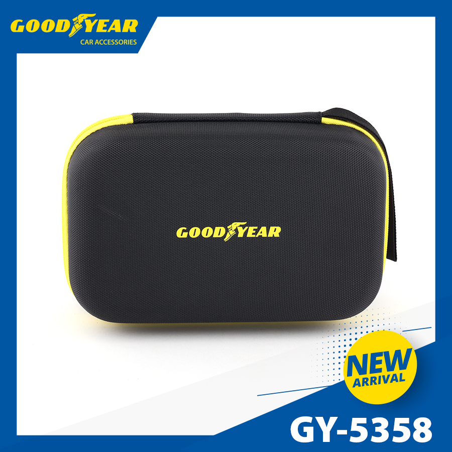 Bộ kích điện GOODYEAR GY-5358 12V 12000mAh - 670A - 44.4Wh - 3.0A mặt đồng hồ điện tử