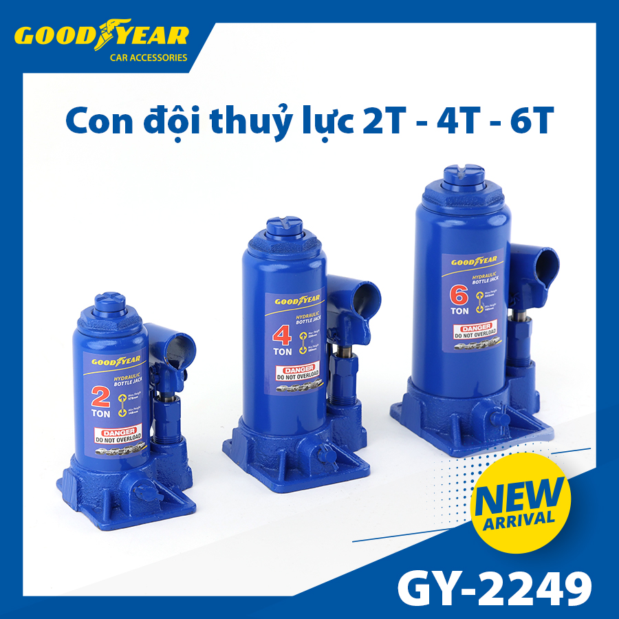 Con đội thủy lực đứng GOODYEAR GY-2249 6T 185mm-355mm 立頂