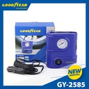 Máy bơm hơi mini vuông GOODYEAR GY-2585 12V - 75W - 10A - 100psi - 32L/min mặt đồng hồ cơ