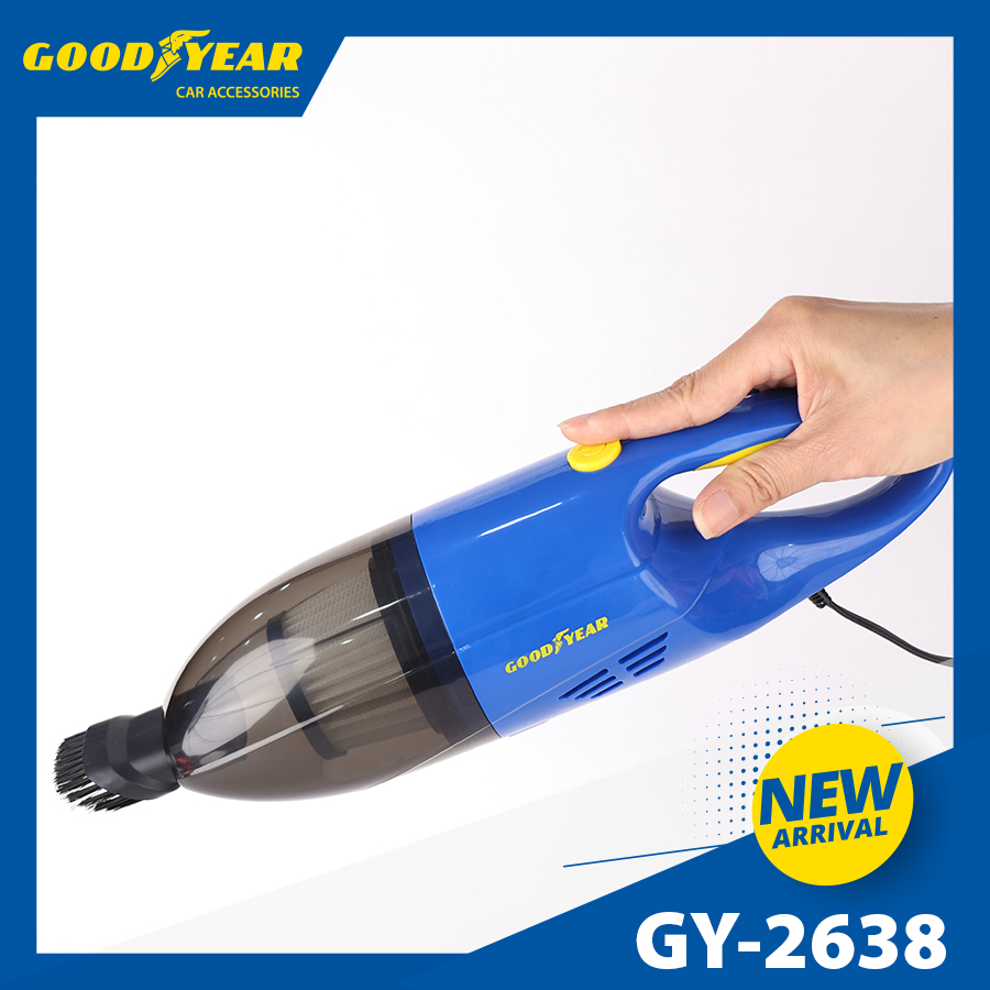 Máy hút bụi mini GOODYEAR GY-2638 12V 76.8W, 6100PA