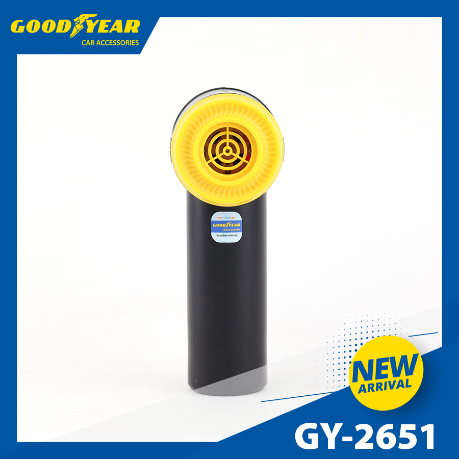 Máy hút bụi mini không dây GOODYEAR GY-2651 9V - 40W - 3.6Kps- 1800mAh cổng sạc USB