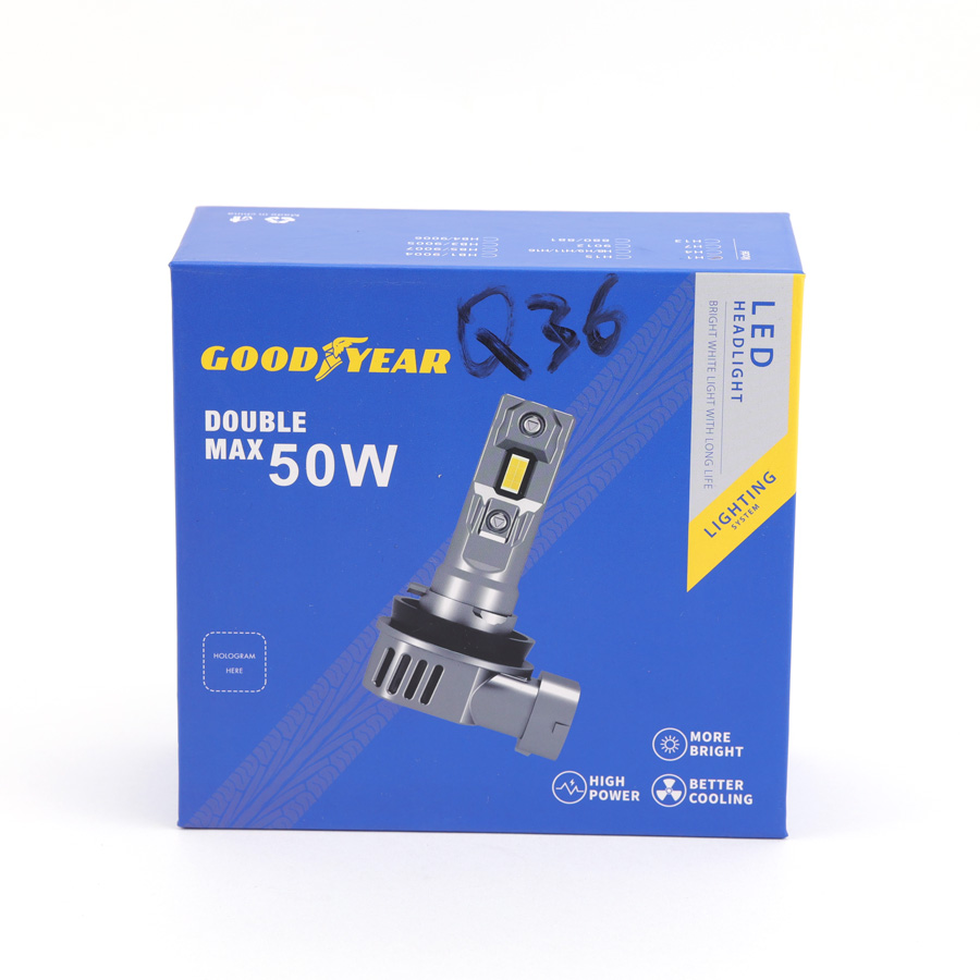 Bóng đèn LED GOODYEAR Q36-30W HB3/9005 12-16V 6500K+-500K 3000LM 2PCS/SET