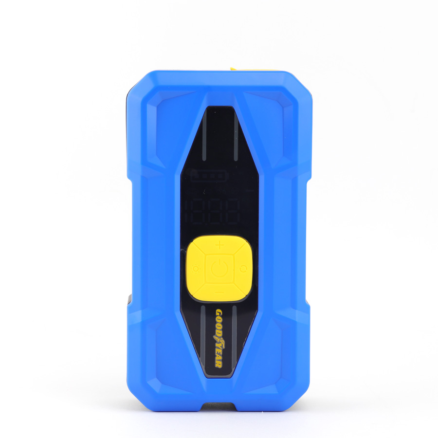 2 trong 1 bơm hơi và kích bình GOODYEAR GY-2254 8000mAh, 14.8V, 2.0Ah, 29.6Wh, 0-150 PSI