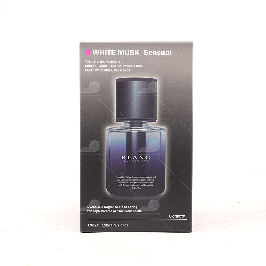 Dầu thơm BLANG LIQUID BX WHITE MUSK SENSUAL WHITE MUSK SENSUAL L2082 110ml đen