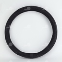 Bao vô lăng CIND PU+TPE E011 size M đen/đen