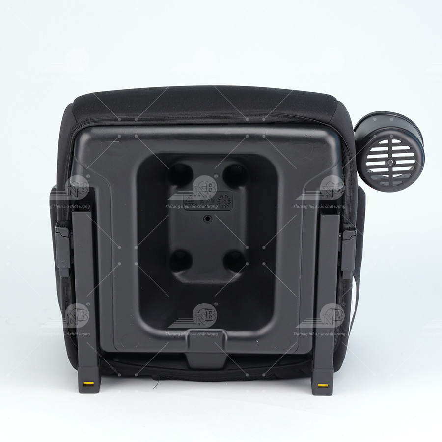 Ghế nâng có tựa lưng an toàn cho trẻ em trong xe hơi ET-002A Đen/xám