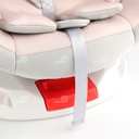 Ghế an toàn cho trẻ em trong xe hơi kiểu ISOFIX xoay 360 độ QM-360A Hồng