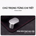 CIND BO-L021 (Đen) Móc treo đôi + đựng ly sau ghế (da)