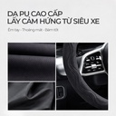 Bao vô lăng CIND PU+TPE Y019 size M đen