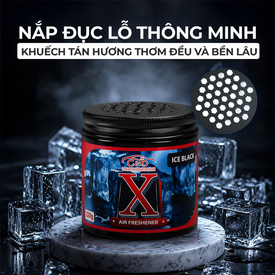 Sáp  thơm khử mùi X-GEL CIND CD-X004 ICE BLACK