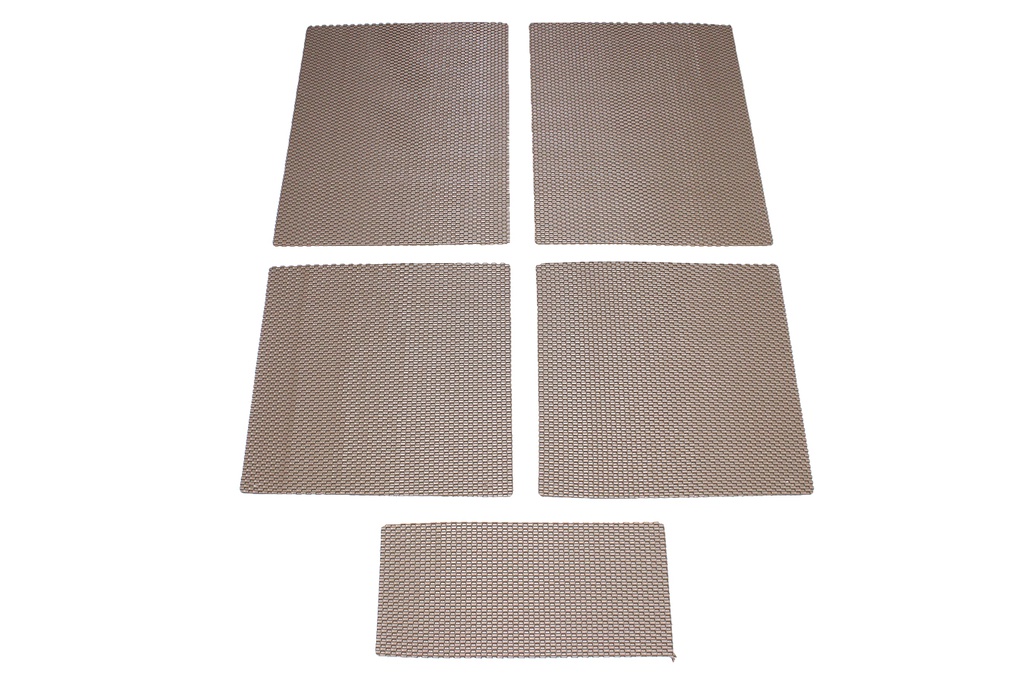 CAR MAT #015 BEIGE 5PCS/SET