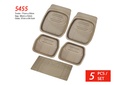 PLASTIC MAT PACKY PODA  5455-BEIGE 5PCS/1SET