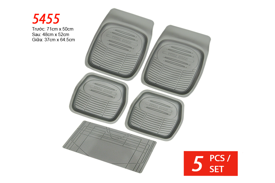 PLASTIC MAT PACKY PODA  5455-GREY 5PCS/1SET