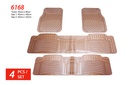 PLASTIC MAT PACKY PODA  6168-BEIGE  4PCS/1SET