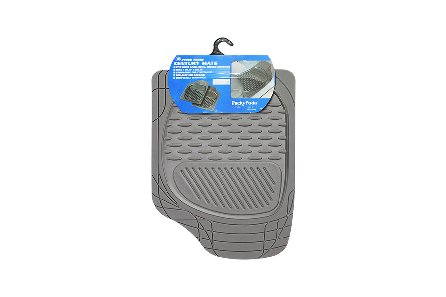 PLASTIC MAT PACKY PODA  6201-GREY 2PCS/1SET