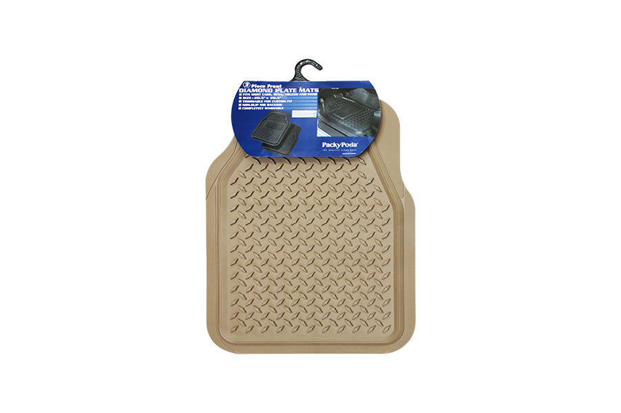 PLASTIC MAT PACKY PODA  6901-BEIGE 2PCS/1SET