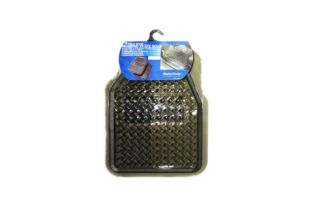 PLASTIC MAT PACKY PODA  6901-SMOKE  2PCS/1SET