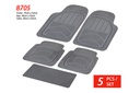 PLASTIC MAT PACKY PODA  8705-GREY 5PCS/1SET