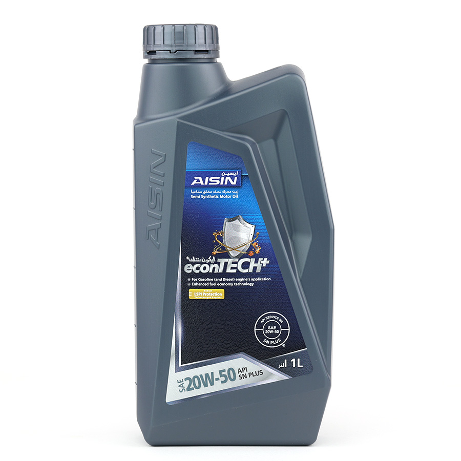 AISIN econTECH+ Semi Synthetic Motor Oil 20W-50 SN PLUS 