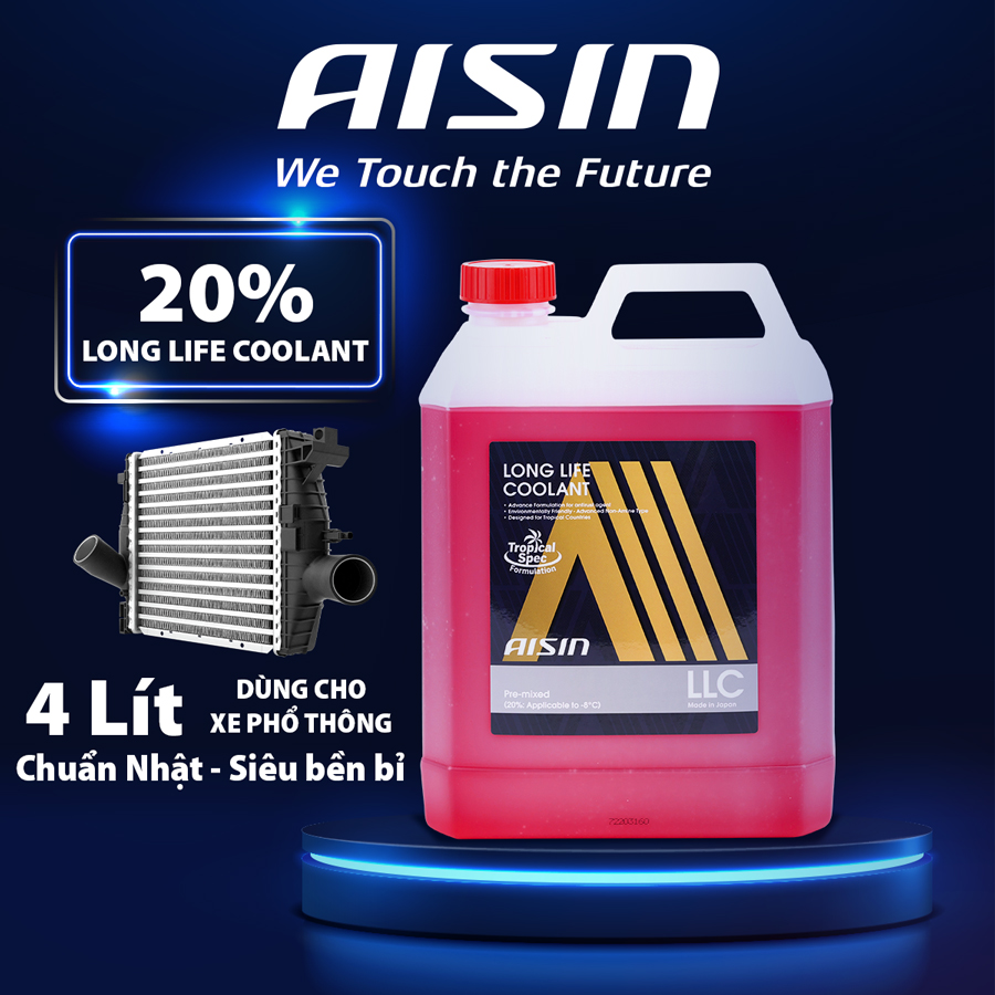 AISIN LONG LIFE COOLANT
(GLYCOL 20% / RED / 4L)