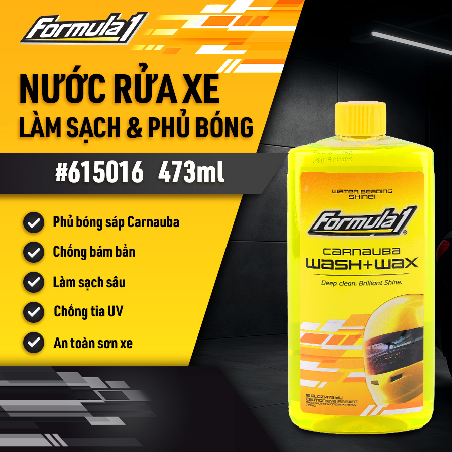 FORMULA 1 WASH & WAX 12/16 OZ.