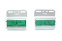 Add LED Side Lamp Viair VI-101-12V 115*100*25mm 2PCS/SET Green