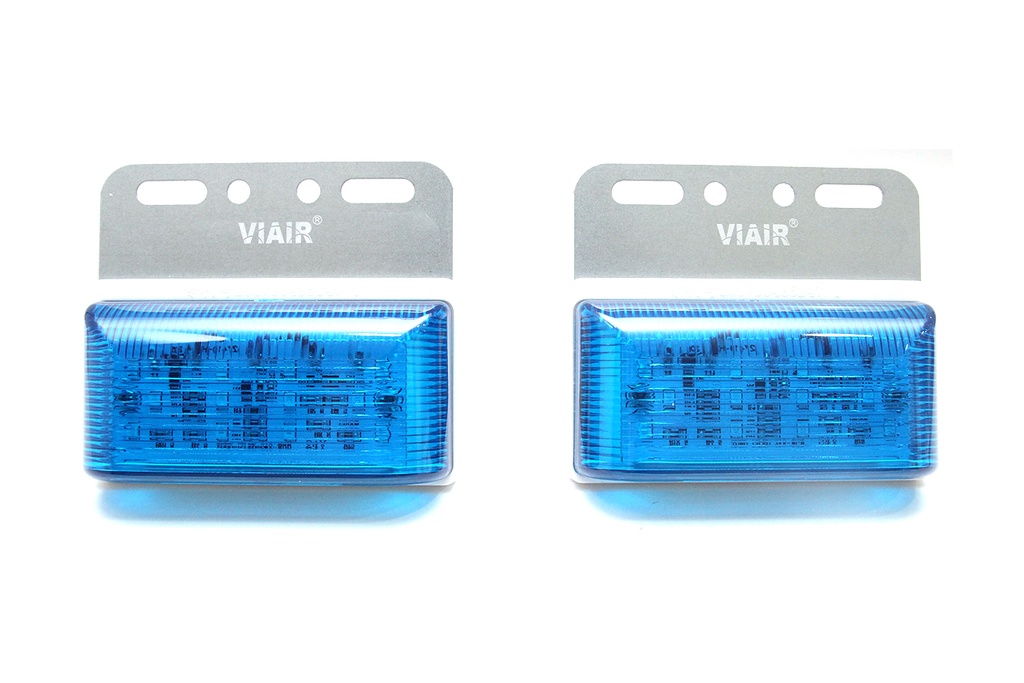 Add LED Side Lamp Viair VI-102-24V 104*93*23.5mm 2PCS/SET Blue