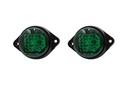 Add LED Side Lamp Viair VI-004-10V-30V 85*30*61.5mm 2PCS/SET Green