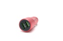 Multi-function mobile phone charger C75快充3.4A-12V-24V Red