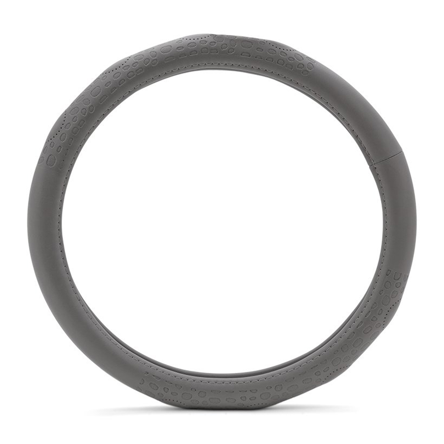 STEERING WHEEL COVER B006 (M) grey