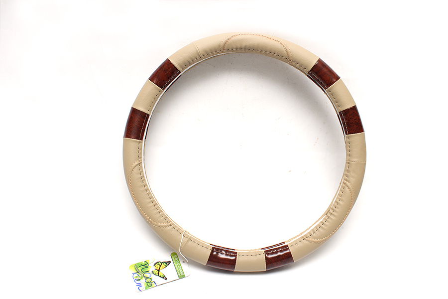 STEERING WHEEL COVER #3094 Beige