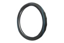 STEERING WHEEL COVER K003 (M) black/blue