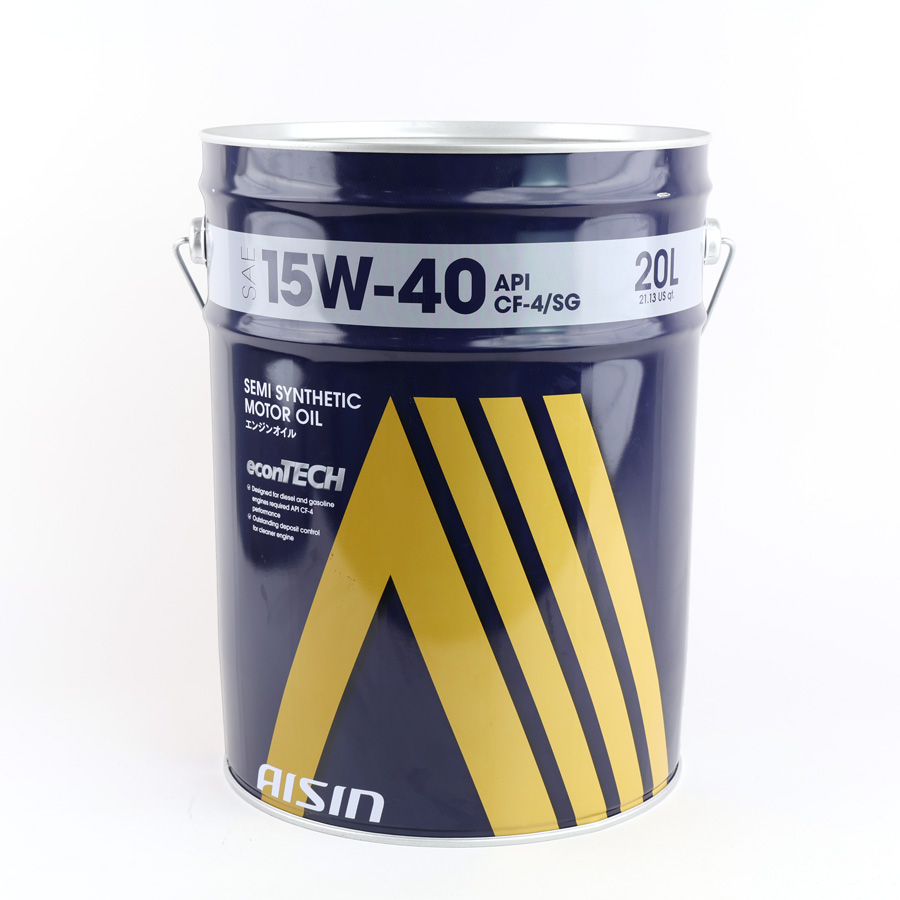 AISIN econTECH Semi Synthetic Motor Oil 15W-40 CF-4/SG