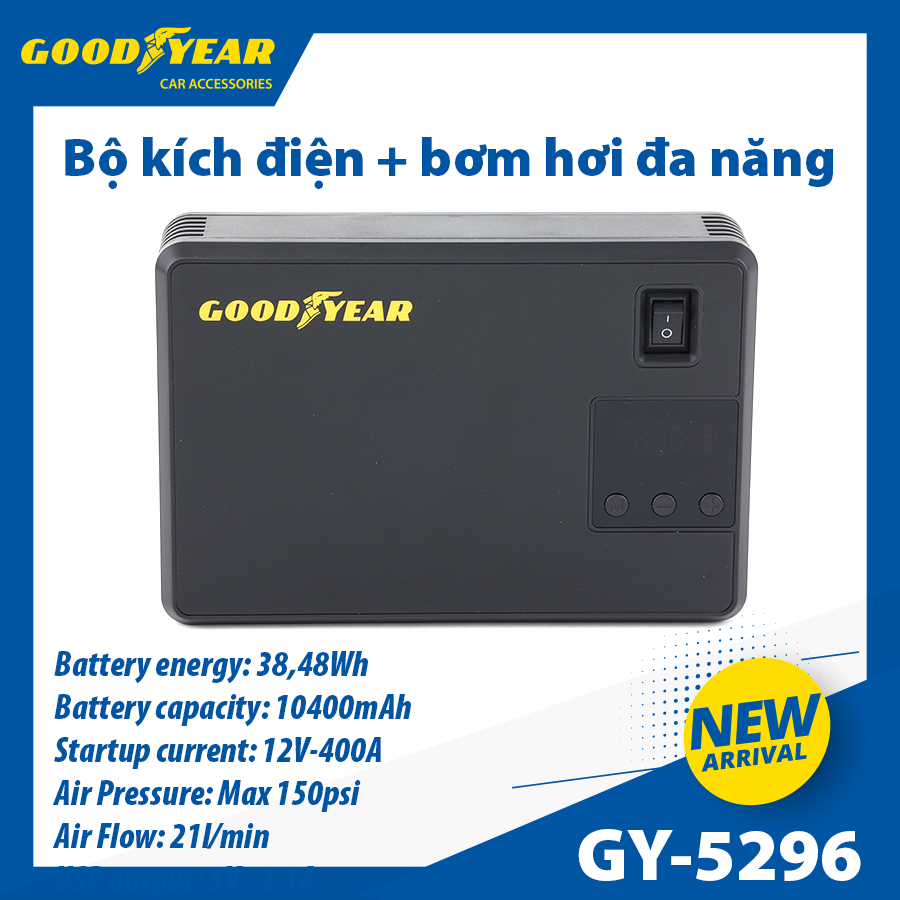 JUMP STARTER & INFLATOR GOODYEAR