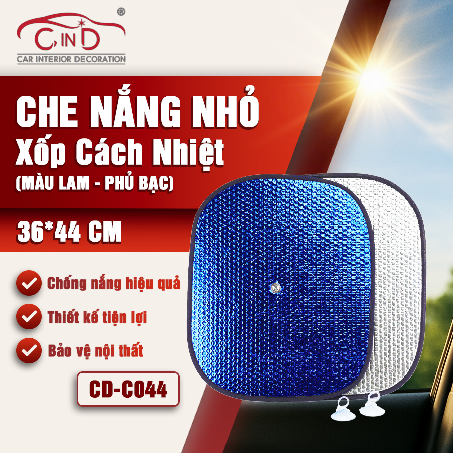 CAR SUNSHADE CIND CD-C044 36*44CM 1SET/2PCS 